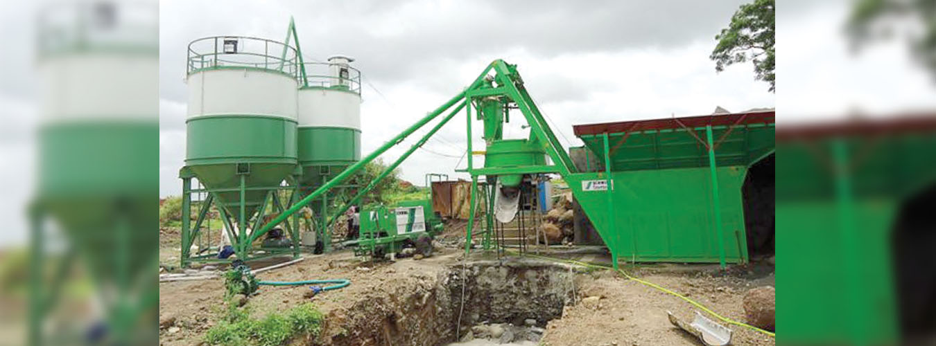 Precast-mounted Vertical silos